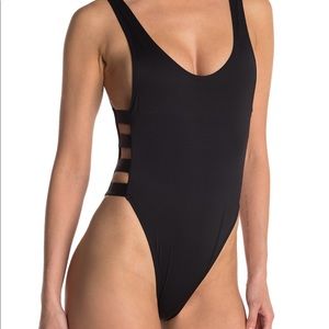 The Bikini Lab Solid Strappy One-Piece Swimsuit